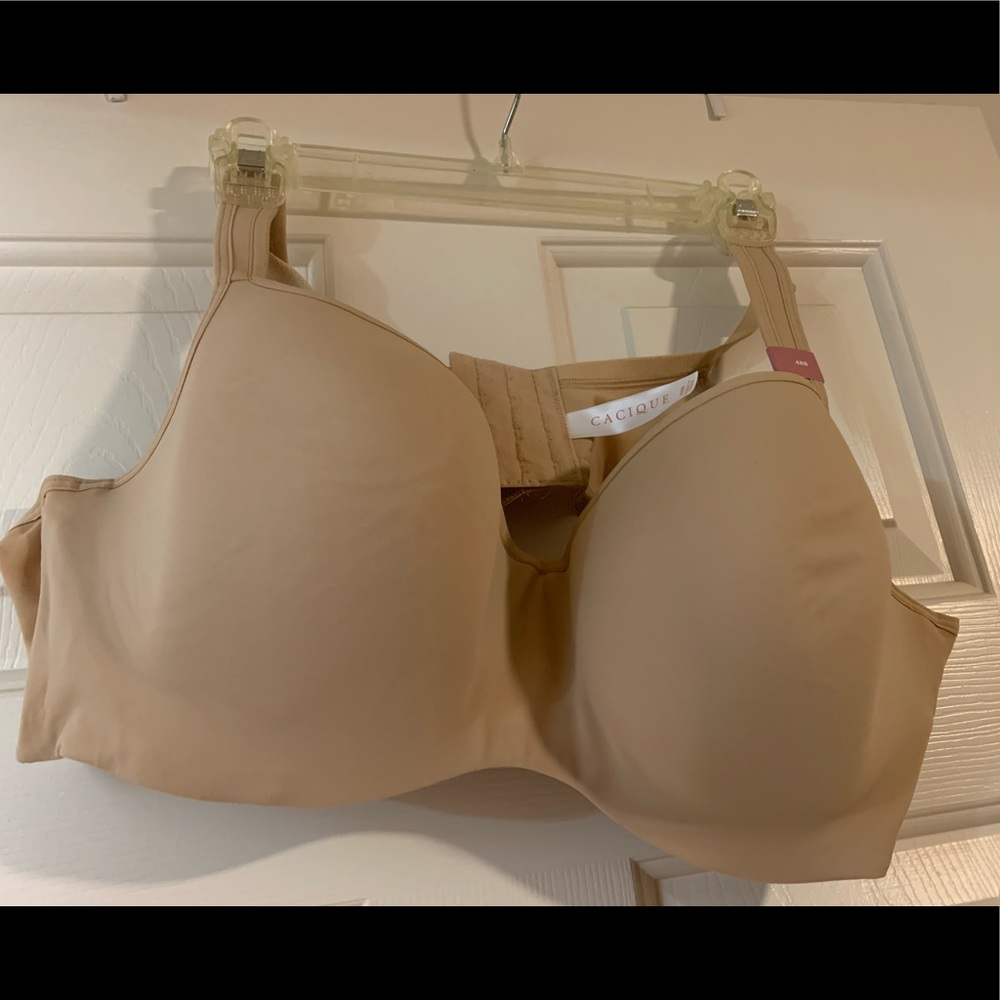 New Cacique Lightly Lined Balconette Bra Sz 48B
